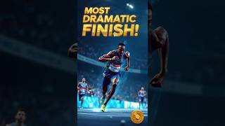 Noah Lyles won the most dramatic mens 100 metre in Olympic history [upl. by Dunc]