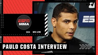 Paulo Costa addresses his weight ahead of Marvin Vettori fight at UFCVegas41  UFC Live [upl. by Ripley]