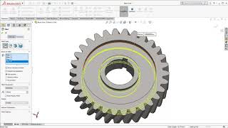 Helical Gears  SolidWorks Tutorial [upl. by Ange468]