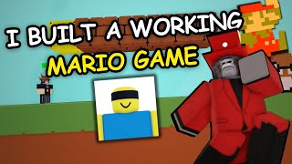 I Made a WORKING MARIO GAME in Jujutsu Shenanigans [upl. by Roht]