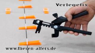 Verlegefix Fliesen Nivelliersystem Fliesen verlegen [upl. by Harmonie]