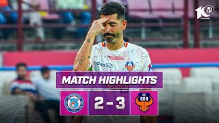 Match Highlights  Jamshedpur FC 23 FC Goa  MW 21  ISL 202324 [upl. by Mandych897]