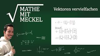 Vektoren vervielfachen  MatheMitMeckel machts möglich [upl. by Ellainad]