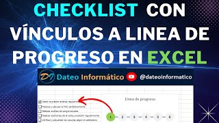 Checklist Interactiva con enlaces a lineas de progreso en Excel [upl. by Shelah]