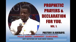 Pastor Adeboye Prophetic Prayers amp Declarations For Healing amp Deliverance 120 mins Must Watch [upl. by Hearsh]