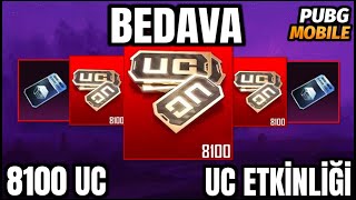 BEDAVA 8100 UC  YENÄ° UC ETKÄ°NLÄ°ÄÄ°  HIZLI KLASÄ°K SANDIK TOPLAMA  BEDAVA UC  PUBG MOBILE [upl. by Aidaas675]