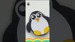 Easy kids carft  cute penguin 🐧 paper toy shorts trending craft yt youtubeshorts viralvideo [upl. by Ykcub]