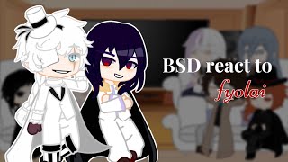 BSD react to fyolai  Dostoevsky X Gogol [upl. by Terris]