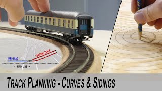 Model Railroad track work fundamentals  Curves amp Sidings [upl. by Kelwen]