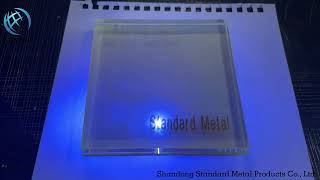 Radiation Protection X ray 2mmpb40mmpb Lead Glass Can Provide Text and Trademark Engraving Services [upl. by Firahs]