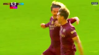 John Stones Goal Wolves Vs Manchester City 12 All Goals Analysis amp Extended Highlights [upl. by Maribel]