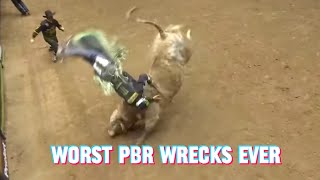 WORST PBR WRECKS EVERpbr [upl. by Eeralav]