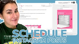 How to SCHEDULE INSTAGRAM Posts and autopublish for FREE 📅 [upl. by Inttirb]