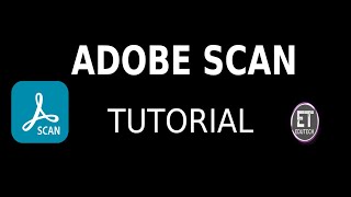 Adobe Scan App [upl. by Lanuk]