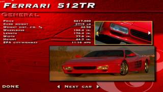 The Need for Speed SE  Ferrari 512TR Showcase [upl. by Brosy293]