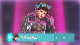 Gatekeeping a T500 Lobby For 4 Minutes Straight DVa Thought Process [upl. by Dub987]