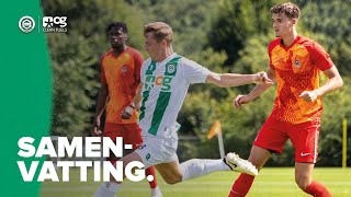 SPEKTAKELSTUK  Samenvatting FC Groningen  FCV Dender EH [upl. by Eduam946]