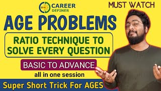 AGE Problems Tricks and Shortcuts  IBPS PO 2020  SBI PO 2020  RRB PO 2020  Kaushik Mohanty [upl. by Aicia256]