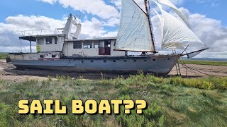 Ep 138 Turning Our Boat Into A SAIL BOAT boatrestoration [upl. by Remark]