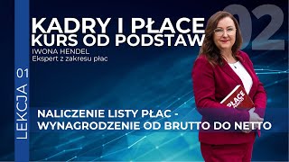 Naliczanie Wynagrodzenia od Brutto do Netto  Kurs Płace od podstaw  Jedyny taki kurs w Polsce [upl. by Moshell]