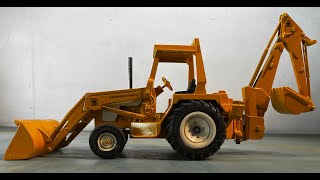 INTERNATIONAL HARVESTER ERTL Tractor Loader Backhoe Restoration Model 3500 [upl. by Aes]