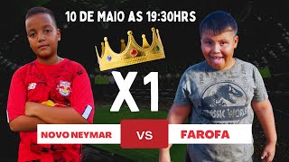 X1 NOVO NEYMAR vs FAROFA  LIGA TEEN DO FELIPE TOYS [upl. by Powel]