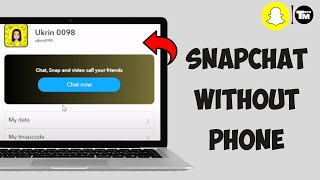 How To Log Into Snapchat Web Without Phone EASY [upl. by Rakso]