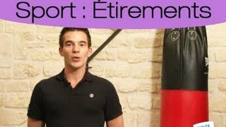 Sport  Pourquoi étirer ses muscles après leffort [upl. by Nigen994]