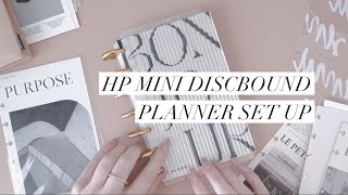 HP mini discbound planner set up✨ [upl. by Ahsenom379]