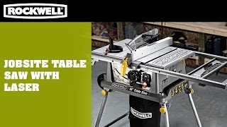 Jobsite Table Saw with Laser [upl. by Miarfe]