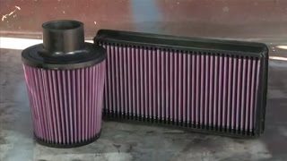 KampN Cotton Air Filter Cleaning amp ReOiling [upl. by Connors703]