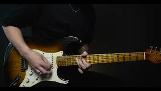 Scuttle Buttin  Stevie Ray Vaughan  Full CoverImprov  Sean Mann [upl. by Ybbob678]