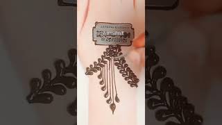 very easy using blead mehndi mehndidesign youtubevideo mehndi [upl. by Aleyam]