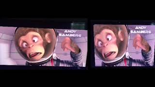 Space Chimps Credits Widescreen vs Full Screen [upl. by Gnouhk]