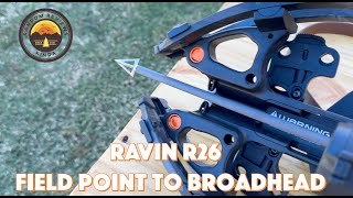 Ravin R26 Broadhead  Testing Field Point to Broadhead [upl. by Davies]