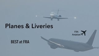 Best livery amp plane combinations at FRA [upl. by Essy]