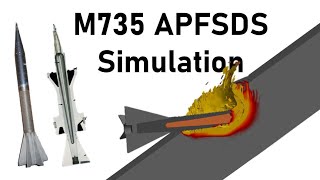 AMERICAS FIRST APFSDS  M735 Armour Piercing Simulation [upl. by Hanforrd]