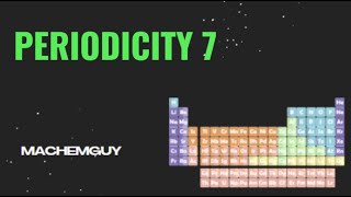 A LEVEL CHEMISTRY EXAM QUESTION WALKTHROUGH  PERIODICITY 7 [upl. by Corotto382]