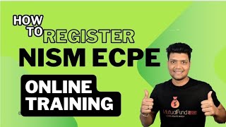 How To Register NISM Ecpe online Training [upl. by Gwenette]