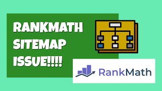 RankMath Sitemap Issue Fix amp Troubleshooting [upl. by Marrin761]