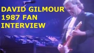 Pink Floyd fan audio interview with David Gilmour 1987 [upl. by Adnerol]