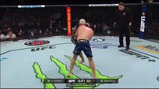 Charles Oliveira VS Justin Gaethje Highlights [upl. by Asyla]