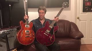 Guitar Tone Tuesday Episode 5 Comparing Gibson ES 335 Alternatives [upl. by Siahc]