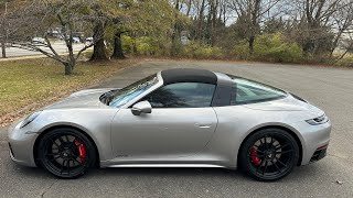 2024 Porsche 911 Targa 4GTS exterior and interior walk through mistertarga [upl. by Eednac]