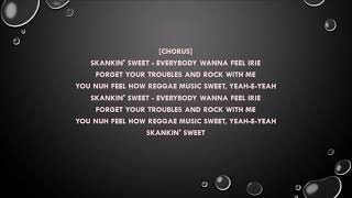 Skankin Sweet Chronixx Lyrics Video [upl. by Palmore]