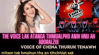 Coco Lee chinese nuropui thihdan lungchhiatthlak  The Voice of china reality show alo ni meuh em [upl. by Ormiston]