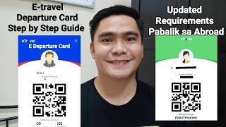 ETRAVEL DEPARTURE CARD REGISTRATION STEP BY STEP GUIDE  ETRAVELGOVPH TUTORIAL [upl. by Girvin]