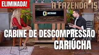 🚨 CABINE DE DESCOMPRESSAO  CARIÚCHA  A FAZENDA 2023 [upl. by Giliane]