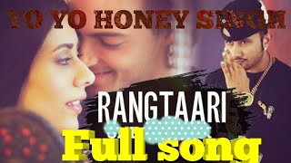 RANG TARI  YO YO HONEY SINGH  FULL SONG  LOVERATRI MOVIE 2018 [upl. by Mafalda]