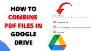 How To Merge PDF Files Into One Combine  Full Guide [upl. by Hallagan545]